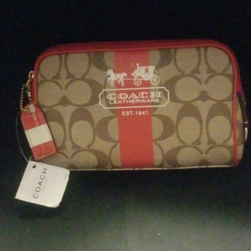 Coach cosmetic case